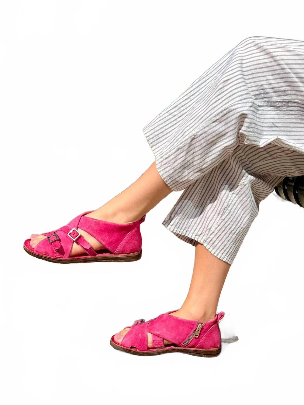 NEW A.S.98 women's riggs sandals in passion